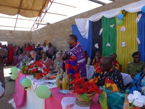 Opening ceremony of the school canteen (February 2015)