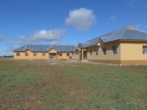 The two new dormitories für the pupils of secondary school in Emboreet