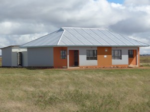 The new residential building for two of the teacher's families